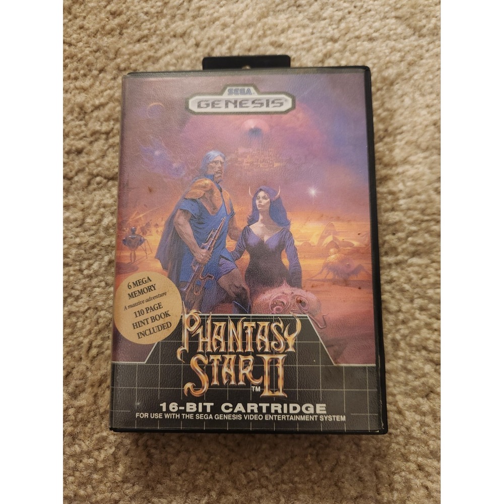 Phantasy Star 2 Sega Genesis NO MANUAL